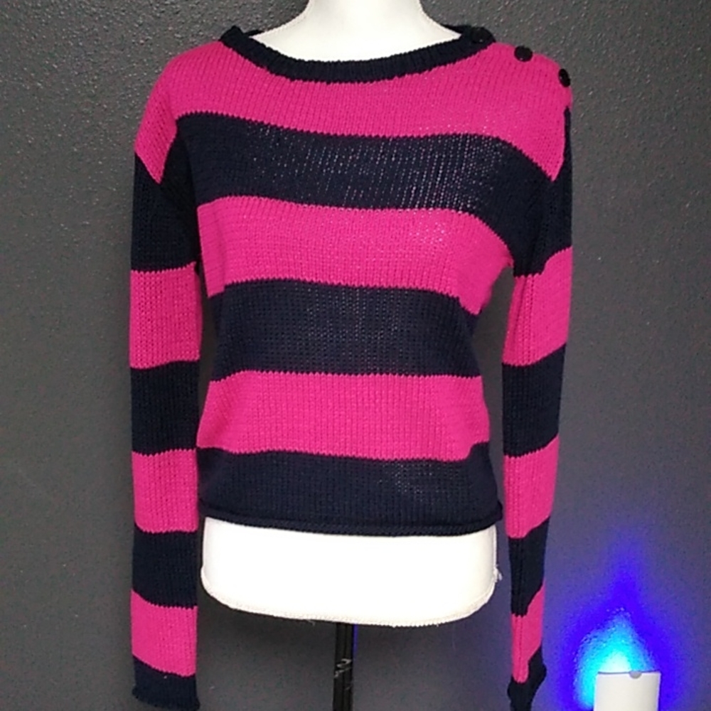 Ralph Lauren Hot Pink And Black pullover sweater (15% 2 items)